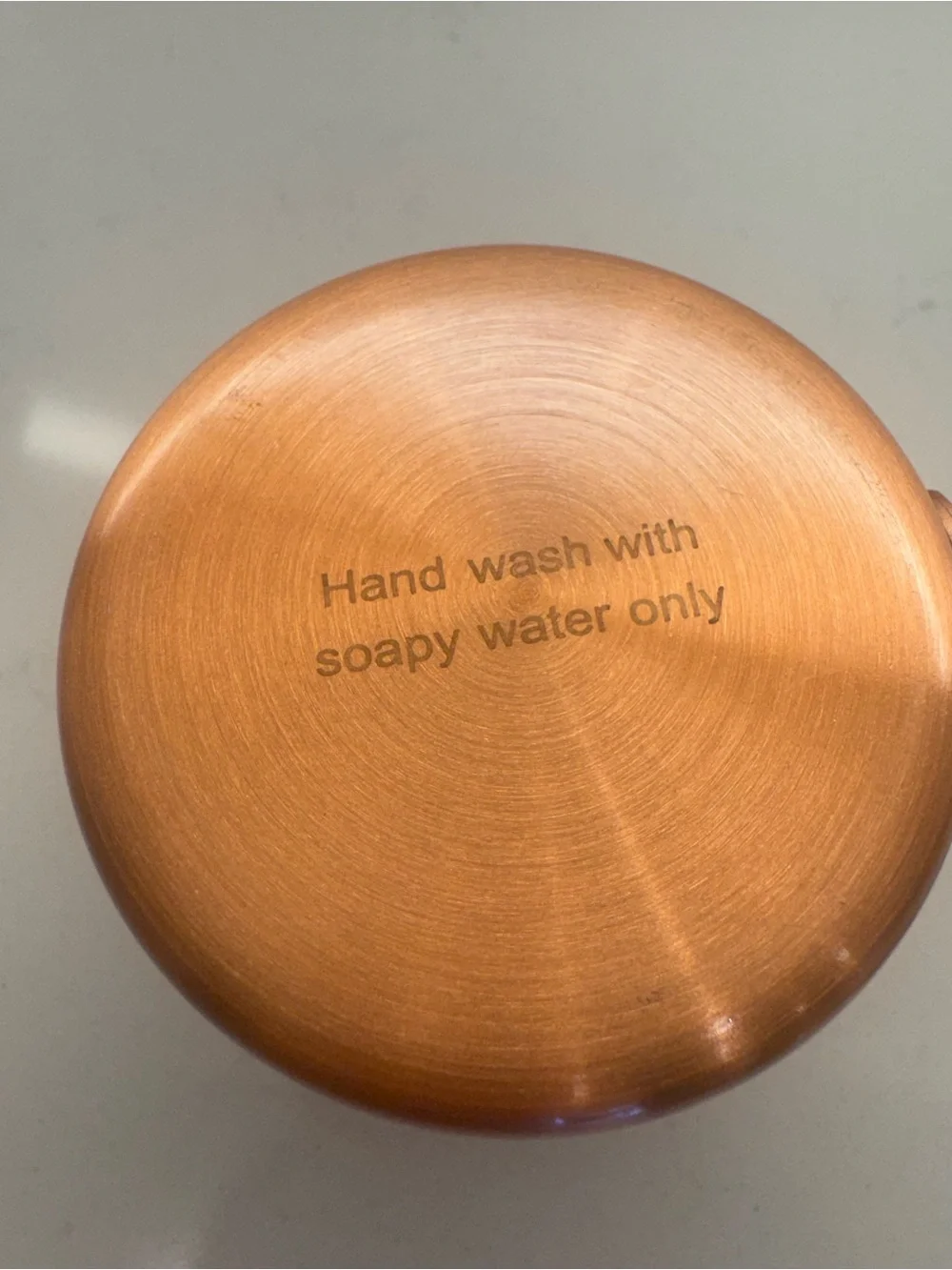 Tito's Copper-Colored Moscow Mule Mug with Handle